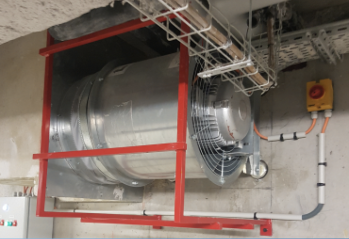 Ventilateur de parking